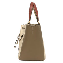 이미지를 갤러리 뷰어에 로드 , Tory Burch トリーバーチ マックグロー ドラゴンフライ トートバッグ レザー アイボリー グレージュ レディース 【中古】