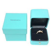 画像をギャラリービューアに読み込む, TIFFANY&Co. ティファニー ノット ダブル ロウ リング ダイヤモンド リング・指輪 K18ピンクゴールド ピンクゴールド【中古】 レディース