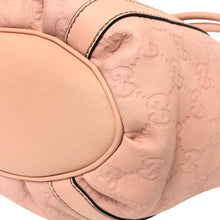 画像をギャラリービューアに読み込む, GUCCI グッチ 211983 トートバッグ GGシマレザー ピンク レディース 【中古】