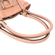 画像をギャラリービューアに読み込む, GUCCI グッチ 211983 トートバッグ GGシマレザー ピンク レディース 【中古】