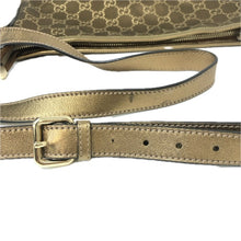 將圖片載入圖庫檢視器 GUCCI グッチ シェリーライン プリンシー 204939 ショルダーバッグ GGキャンバス/レザー ブロンズ ゴールド レディース 【中古】