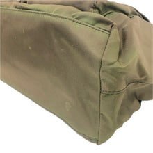 画像をギャラリービューアに読み込む, PRADA プラダ BR3257 トートバッグ 三角プレート ナイロン/レザー カーキ レディース 【中古】