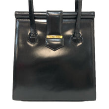 画像をギャラリービューアに読み込む, YVES SAINT LAURENT イヴ・サンローラン ショルダーバッグ エナメル ブラック レディース 【中古】