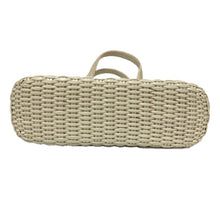 画像をギャラリービューアに読み込む, Roberta di Camerino ロベルタ・ディ・カメリーノ かごバッグ メッシュ ハンドバッグ アイボリー レディース 【中古】