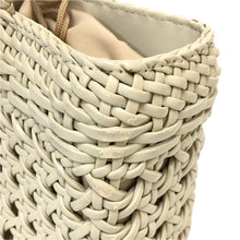 画像をギャラリービューアに読み込む, Roberta di Camerino ロベルタ・ディ・カメリーノ かごバッグ メッシュ ハンドバッグ アイボリー レディース 【中古】