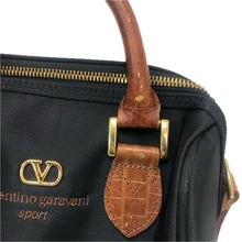 이미지를 갤러리 뷰어에 로드 , Valentino Garavani Sports ヴァレンティノ ガラヴァーニ スポーツ ミニボストンバッグ ブラック レディース 【中古】