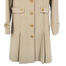 画像をギャラリービューアに読み込む, Burberry London バーバリーロンドン FN041 952 42 ロングコート ファー/アンゴラ/ウール ベージュ レディース 【中古】
