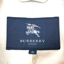 画像をギャラリービューアに読み込む, Burberry London バーバリーロンドン FN041 952 42 ロングコート ファー/アンゴラ/ウール ベージュ レディース 【中古】