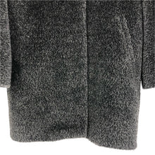 將圖片載入圖庫檢視器 Max Mara Studio マックスマーラ ステュディオ シャギーコート 60861033000 アルパカ/ウール ブラック レディース 【中古】