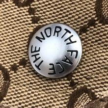 画像をギャラリービューアに読み込む, GUCCI グッチ THE NORTH FACE ノースフェイス GG Padded Short Jacket GGパテッド ジップアップ ダウンジャケット 7号相当 レディース アウター 670908 Z8APZ コットン ベージュ ブラック 【中古】