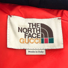 画像をギャラリービューアに読み込む, GUCCI グッチ THE NORTH FACE ノースフェイス GG Padded Short Jacket GGパテッド ジップアップ ダウンジャケット 7号相当 レディース アウター 670908 Z8APZ コットン ベージュ ブラック 【中古】