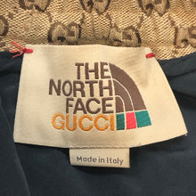 画像をギャラリービューアに読み込む, GUCCI グッチ THE NORTH FACE ノースフェイス GGジャガード ロゴ ストレートパンツ サイズ40 M相当 レディース 671191 ベージュ ブラック 【中古】