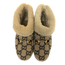 將圖片載入圖庫檢視器 GUCCI グッチ ホースビット ムートンブーツ ショート サイズ7 26cm相当 ベージュ メンズ 【中古】
