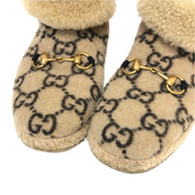 將圖片載入圖庫檢視器 GUCCI グッチ ホースビット ムートンブーツ ショート サイズ7 26cm相当 ベージュ メンズ 【中古】