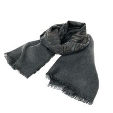 画像をギャラリービューアに読み込む, Loro Piana ロロピアーナ カシミヤ ストール ショール 大判 チャコールグレー レディース 【中古】