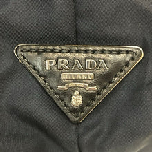 画像をギャラリービューアに読み込む, PRADA プラダ 2way リバーシブル トートバッグ ナイロン ブラック ネイビー レディース 【中古】