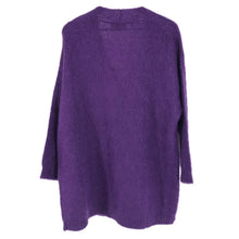 画像をギャラリービューアに読み込む, IBLUES イブルース カーディガン/モヘア混 パープル レディース 【中古】