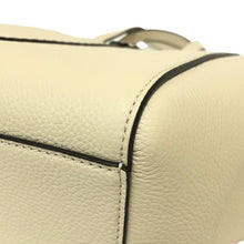 画像をギャラリービューアに読み込む, Tory Burch トリーバーチ マックグロー キャリーオール 147574 2wayトートバッグ ハンドバッグ 牛革 アイボリー【中古】【美品】レディース