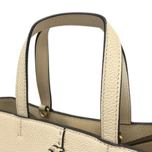 画像をギャラリービューアに読み込む, Tory Burch トリーバーチ マックグロー キャリーオール 147574 2wayトートバッグ ハンドバッグ 牛革 アイボリー【中古】【美品】レディース