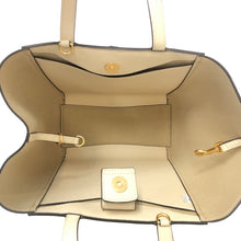 画像をギャラリービューアに読み込む, Tory Burch トリーバーチ マックグロー キャリーオール 147574 2wayトートバッグ ハンドバッグ 牛革 アイボリー【中古】【美品】レディース