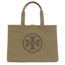 画像をギャラリービューアに読み込む, Tory Burch トリーバーチ エラ 148792 トートバッグ キャンバス カーキ【中古】 レディース