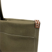 画像をギャラリービューアに読み込む, Tory Burch トリーバーチ エラ 148792 トートバッグ キャンバス カーキ【中古】 レディース