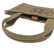 画像をギャラリービューアに読み込む, Tory Burch トリーバーチ エラ 148792 トートバッグ キャンバス カーキ【中古】 レディース