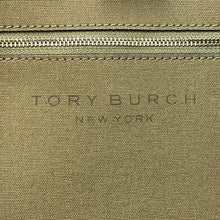 画像をギャラリービューアに読み込む, Tory Burch トリーバーチ エラ 148792 トートバッグ キャンバス カーキ【中古】 レディース