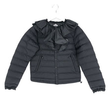 画像をギャラリービューアに読み込む, Danton ダントン BEAMSCOUTURE フリルカラー 18 18 0003 637 ダウンジャケット ブラック レディース 【中古】