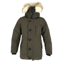 画像をギャラリービューアに読み込む, CANADA GOOSE カナダグース JASPER PARKA ジャスパー ダウンジャケット カーキ メンズ 【中古】