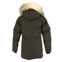 画像をギャラリービューアに読み込む, CANADA GOOSE カナダグース JASPER PARKA ジャスパー ダウンジャケット カーキ メンズ 【中古】