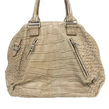 將圖片載入圖庫檢視器 Muta ムータ クロコ型押し 8バッグ ハンドバッグ スパンコール/レザー ベージュ レディース 【中古】