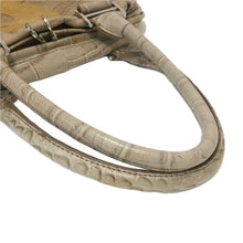 將圖片載入圖庫檢視器 Muta ムータ クロコ型押し 8バッグ ハンドバッグ スパンコール/レザー ベージュ レディース 【中古】