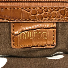 將圖片載入圖庫檢視器 Muta ムータ 8バッグ ハンドバッグ ハラコ/レザー ベージュ ブラウン レディース 【中古】