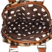 將圖片載入圖庫檢視器 Muta ムータ 8バッグ ハンドバッグ ハラコ/レザー ベージュ ブラウン レディース 【中古】