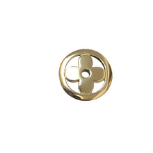 將圖片載入圖庫檢視器 LOUIS VUITTON ルイ・ヴィトン ピュス モノグラム レジーユ Q96140 ピアス K18イエローゴールド ゴールド レディース 【中古】