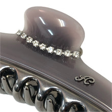 画像をギャラリービューアに読み込む, ACCA アッカ ヘアクリップ バンスクリップ ニューコラーナ クリップ Mサイズ ヘアアクセサリー ダークグレー レディース 【中古】