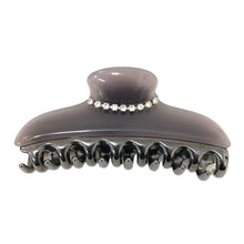 画像をギャラリービューアに読み込む, ACCA アッカ ヘアクリップ バンスクリップ ニューコラーナ クリップ Mサイズ ヘアアクセサリー ダークグレー レディース 【中古】