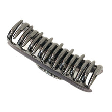 画像をギャラリービューアに読み込む, ACCA アッカ ヘアクリップ バンスクリップ ニューコラーナ クリップ Mサイズ ヘアアクセサリー ダークグレー レディース 【中古】