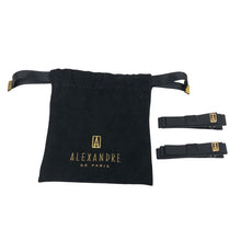 画像をギャラリービューアに読み込む, Alexandre de Paris アレクサンドル ドゥ パリ リホンヘアクリッフ バレッタ ブラック レディース 【中古】