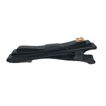 画像をギャラリービューアに読み込む, Alexandre de Paris アレクサンドル ドゥ パリ リホンヘアクリッフ バレッタ ブラック レディース 【中古】