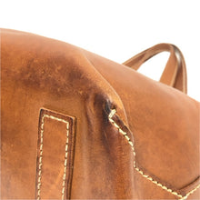 画像をギャラリービューアに読み込む, genten ゲンテン アマーノ トートバッグ 牛革 ブラウン レディース 【中古】