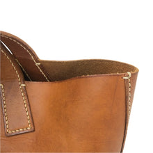 画像をギャラリービューアに読み込む, genten ゲンテン アマーノ トートバッグ 牛革 ブラウン レディース 【中古】