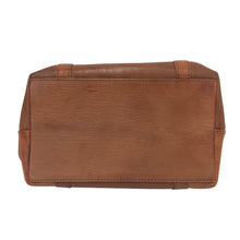 画像をギャラリービューアに読み込む, genten ゲンテン トートバッグ 牛革 ブラウン レディース 【中古】