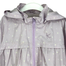 画像をギャラリービューアに読み込む, KUMIKYOKU 組曲 ロールアップスリーブ ブルゾン パープル ガールズ 【中古】