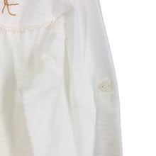 画像をギャラリービューアに読み込む, KUMIKYOKU 組曲 ロールアップスリーブ パーカー コットン ホワイト ガールズ 【中古】