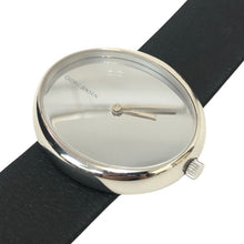 이미지를 갤러리 뷰어에 로드 , Georg Jensen ジョージジェンセン クオーツ 323 ヴィヴィアンナ オーバル 腕時計 ステンレススチール グレー レディース 【中古】