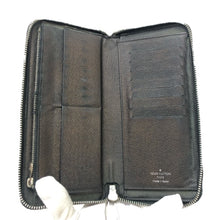 画像をギャラリービューアに読み込む, LOUIS VUITTON ルイ・ヴィトン ラウンドファスナー ジッピーウォレット・ヴェルティカル N63095 長財布 ダミエグラフィットキャンバス ブラック メンズ 【中古】