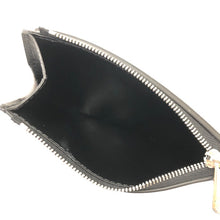 画像をギャラリービューアに読み込む, LOUIS VUITTON ルイ・ヴィトン イニシャル入り ポルトフォイユ ロック ミニ M63921 三つ折り財布/カーフレザー ノワール レディース 【中古】