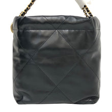 画像をギャラリービューアに読み込む, CHANEL シャネル CHANEL22 ミニ ハンドバッグ ショルダーバッグ/シャイニーカーフスキン ブラック レディース 【中古】【新品同様】【美品】